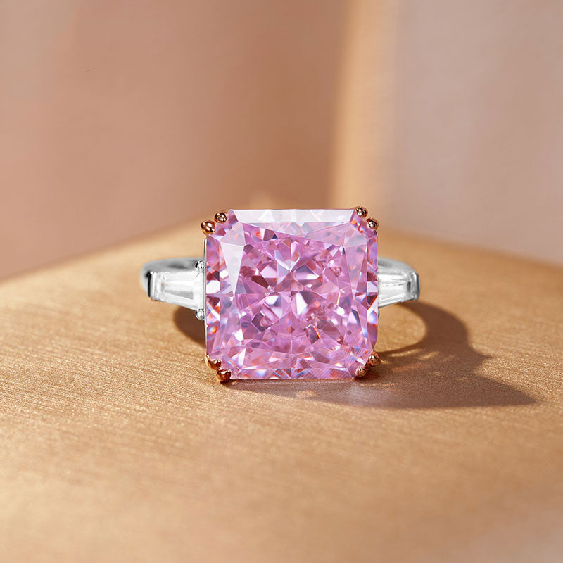 Claw electric rose gold ring
